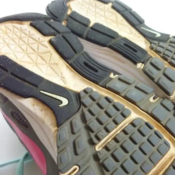 Nike Revolution Running Shoes Sneakers Size US 7.5 Gray Pink Blue - Picture 6 of 8